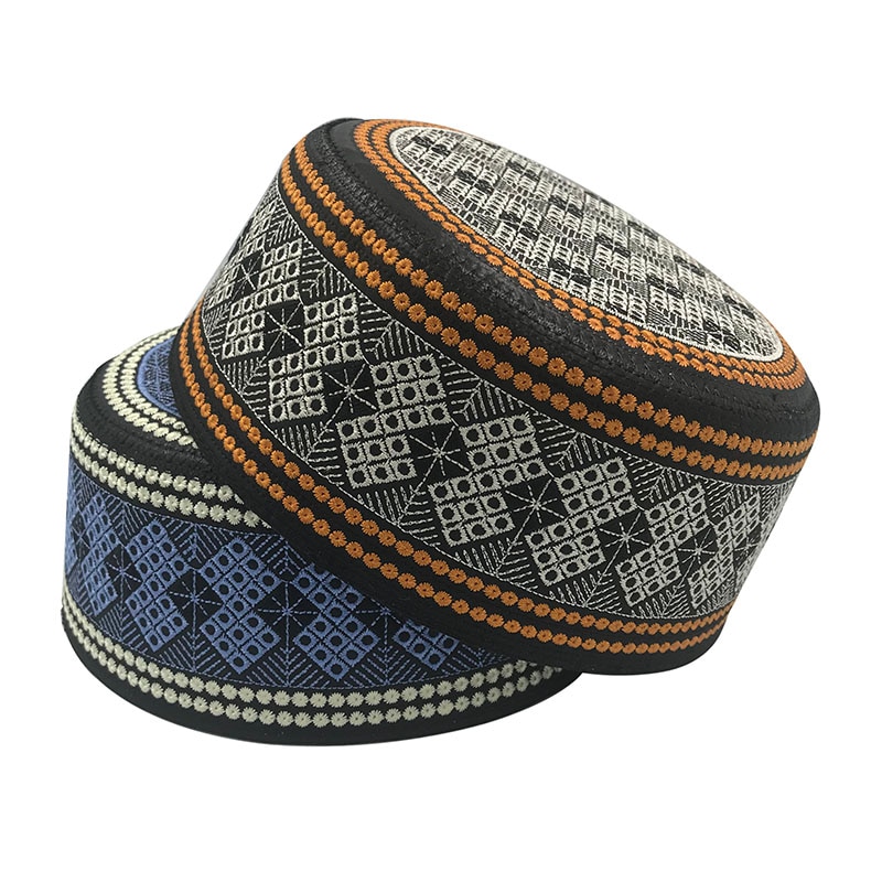 Men's Muslim Prayer Hat with Pattern